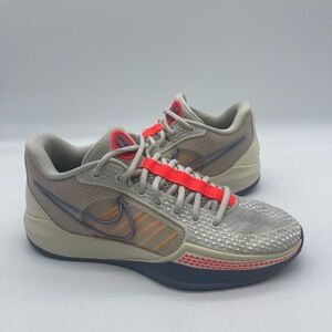 Nike Sabrina 1 Grounded FQ3381-002 Women's Size 9 Tennis Shoes White Sneakers
